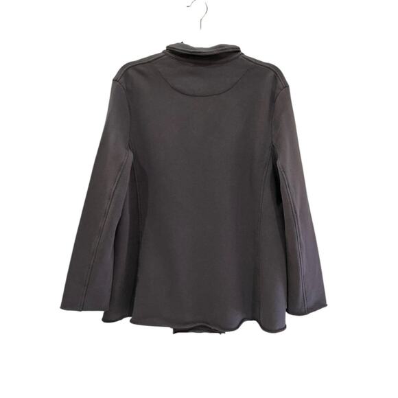Frank & Eileen Belfast Trench Coat Triple Fleece In Elephant Size Medium Jacket - Picture 6 of 10